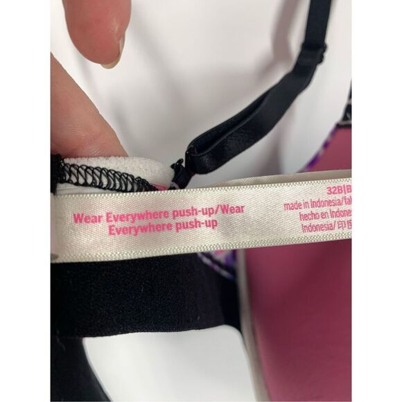 Vintage Victoria's Secret pink wear everywhere push-up tie-dye bra size 32B - Picture 8 of 9